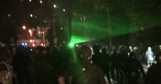 Oakland Rioters Throw Projectiles, Shine Lasers at Police 2 Screen Shot 2020 08 29 at 11.38.21 PM