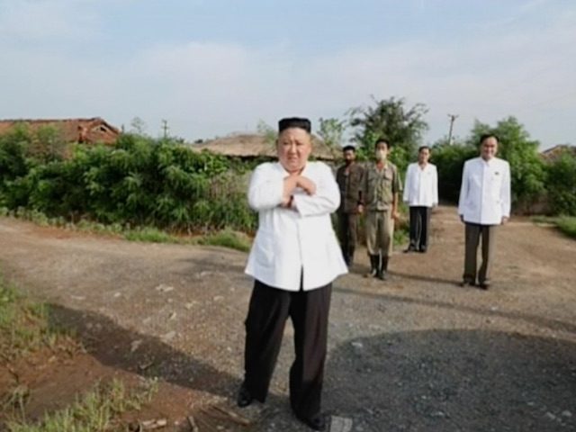 Kim Jong-un inspects floods in North Korea, August 7, 2020