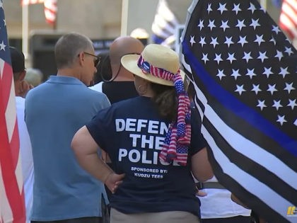 VIDEO: More than 200 Attend ‘Back the Blue’ Rally in North Carolina