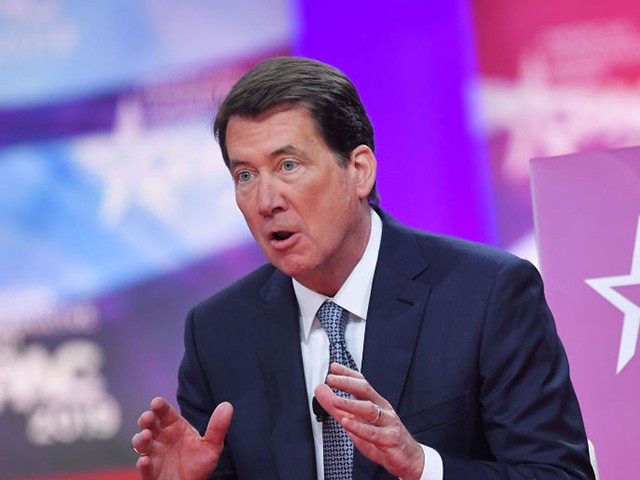 US Ambassador to Japan Bill Hagerty speaks during the annual Conservative Political Action Conference (CPAC) in National Harbor, Maryland, on March 1, 2019. (Photo by MANDEL NGAN / AFP) (Photo by MANDEL NGAN/AFP via Getty Images)