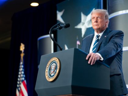 President Donald J. Trump delivers remarks at the 2020 Council for National Policy Meeting