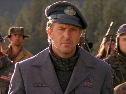 Kevin Costner in The Postman (Warner Bros., 1997)