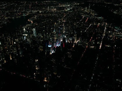 NEW YORK, NY - JULY 13: A large section of Manhattan's Upper West Side and Midtown neighbo