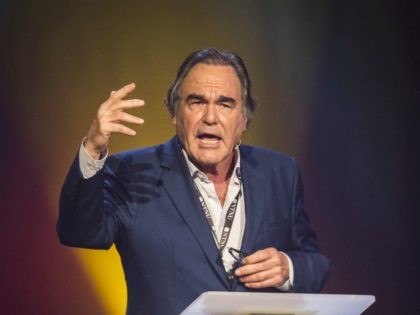 TRONDHEIM, NORWAY - JUNE 21: Oliver Stone gives a speech on truth in film during the Starmus Festival on June 21, 2017 in Trondheim, Norway. (Photo by Michael Campanella/Getty Images)