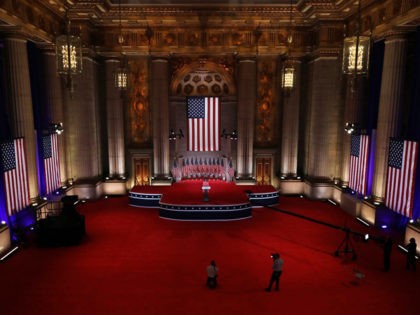 WASHINGTON, DC - AUGUST 24: Former U.S. Ambassador to the United Nations Nikki Haley stand