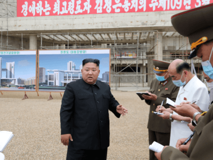 North Korean leader Kim Jong Un inspects the Pyongyang General Hospital project
