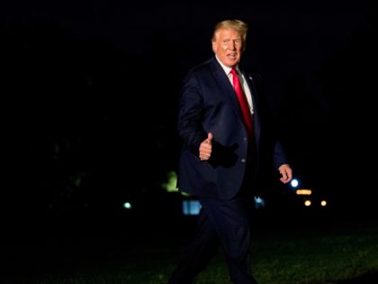 Supreme Court vacancy President Donald Trump gives a thumbs-up to members of the media as