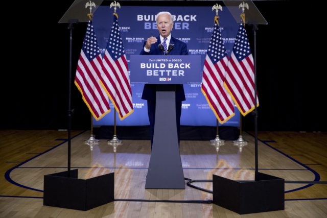 Election 2020 Joe Biden Black Voters In this July 28, 2020, file photo, Democratic presidential candidate former Vice President Joe Biden speaks at a campaign event at the William "Hicks" Anderson Community Center in Wilmington, Del. Biden’s latest gaffes concerning Black Americans risk exacerbating his challenges with young Black voters who have been more skeptical of …