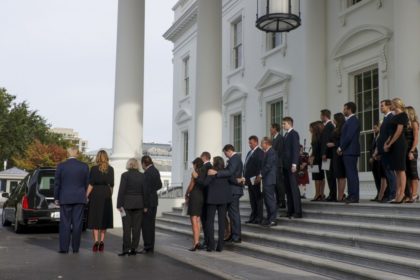 Funeral Service Held for Robert Trump at White House