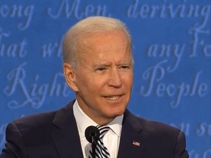 Joe Biden during 9/29/2020 debate