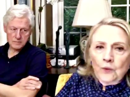 Bill Clinton Stares at Hillary