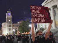 Photo: Flare Thrown into Library During Louisville Riot over Breonna Taylor
