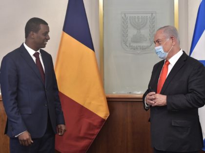 Chad and Netanyahu (Courtesy GPO Kobi Gideon)