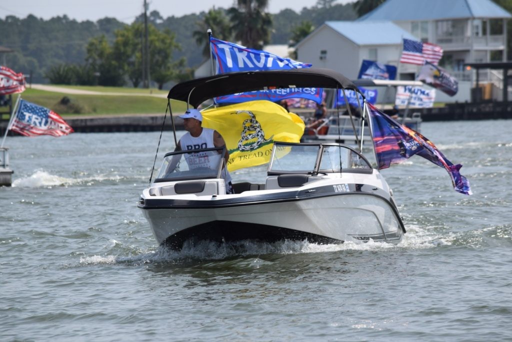 Trump Boat Parade on Lake Livingston. (Photo: Lana Shadwick/Breitbart Texas)