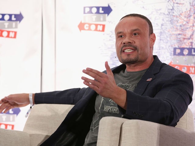 LOS ANGELES, CA - OCTOBER 21: Dan Bongino speaks onstage during Politicon 2018 at Los Angeles Convention Center on October 21, 2018 in Los Angeles, California. (Photo by Phillip Faraone/Getty Images for Politicon )