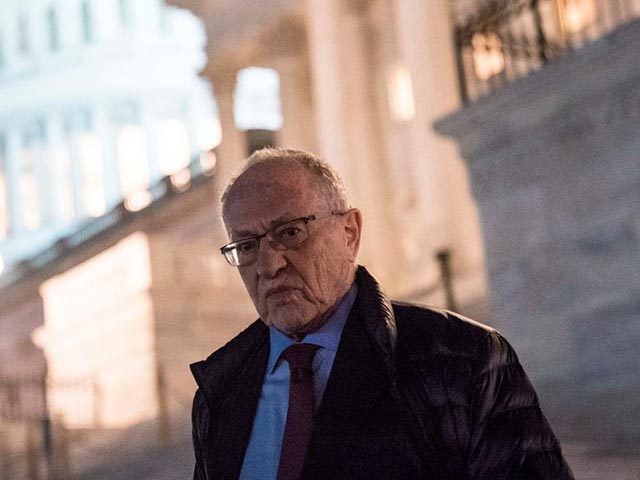 WASHINGTON, DC - JANUARY 29: Attorney Alan Dershowitz, a member of President Donald Trump's legal team, leaves the U.S. Capitol following continuation of the impeachment trial in the Senate January 29, 2020 in Washington, DC. (Photo by Sarah Silbiger/Getty Images)