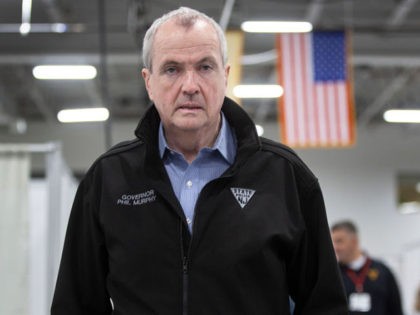 SECAUCUS, NJ - APRIL 2: New Jersey Governor Phil Murphy tours an emergency field hospital