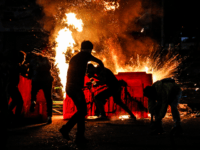 Colombia: Anti-Police Rioters Run Over Woman with Stolen Bus