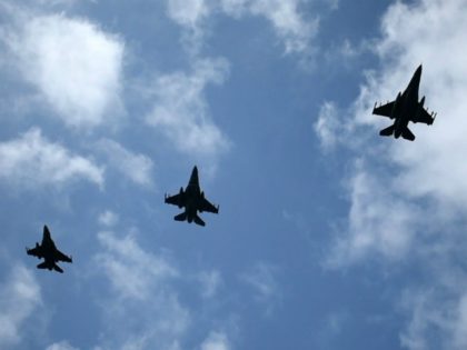In this photo provided by the Greek Defense Ministry on Friday, Sept. 4, 2020, air force jets participate in a joined training drill with armed forces from Greece and the United Arab Emirates near the Greek island of Crete, southern Greece. Turkey's president on Saturday, Sept. 5, 2020, has warned …