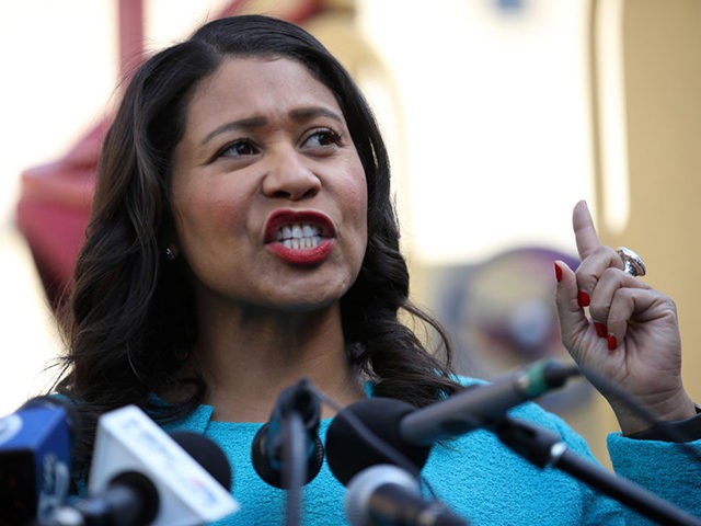 SAN FRANCISCO, CALIFORNIA - NOVEMBER 21: San Francisco mayor London Breed speaks during a