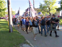 VIDEO: Hundreds Attend Pro-Police Rally After School District Bans Thin Blue Line Flag