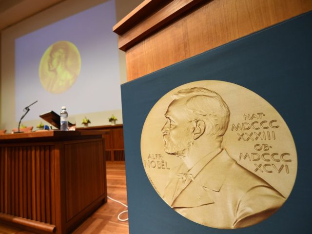 Nobel Prize medal (Jonathan Nackstrand / AFP / Getty)