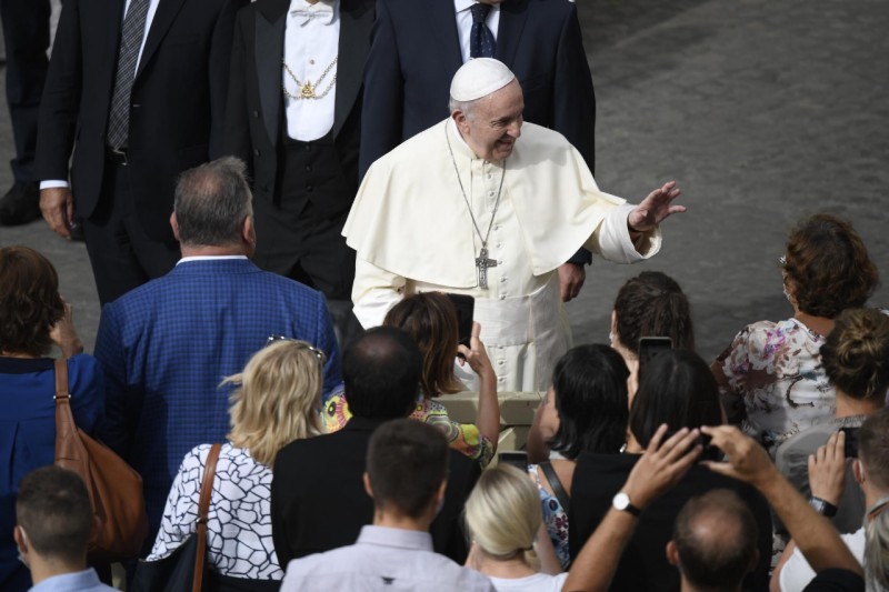 Pope Francis at General Audience September 2, 2020