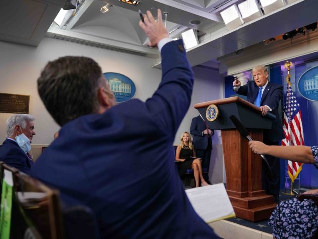 Trump press briefing (Mandel Gan / AFP / Getty)