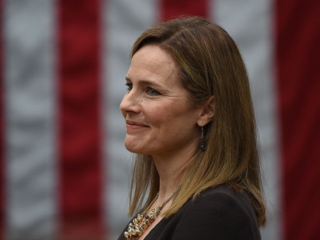 Judge Amy Coney Barrett is nominated to the US Supreme Court by President Donald Trump in