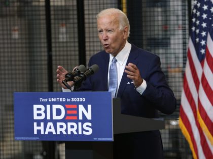 PITTSBURGH, PENNSYLVANIA - AUGUST 31: Democratic presidential candidate former Vice Presid