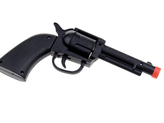 Plastic toy western revolver