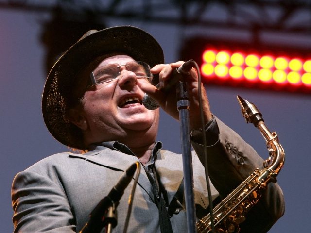 Nice, FRANCE: Irish singer Van Morrison performs during the Nice Jazz Festival, 20 July 2005, south of France. AFP PHOTO PASCAL GUYOT (Photo credit should read PASCAL GUYOT/AFP via Getty Images)