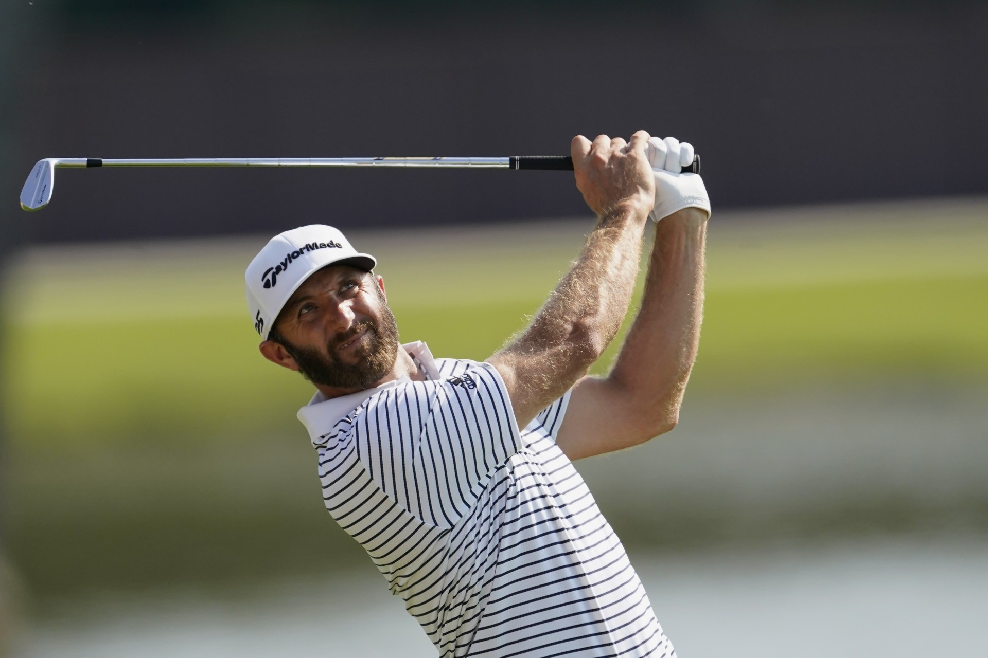 Dustin Johnson was in the fairway and putting well From the fairway, Johnso...