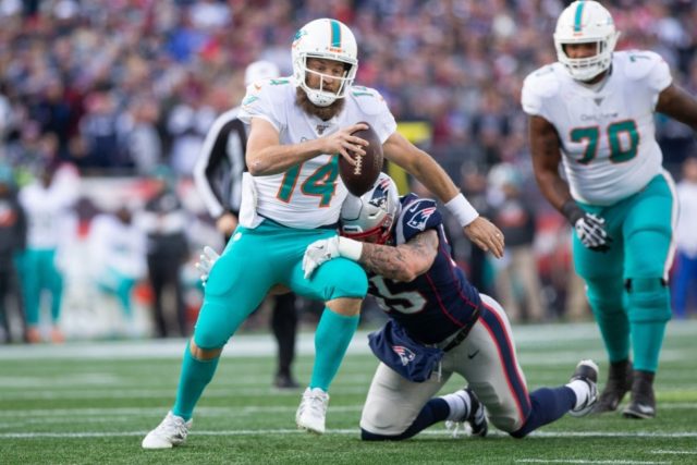 Fitzpatrick sets Dolphins passing record to beat Jags on TNF