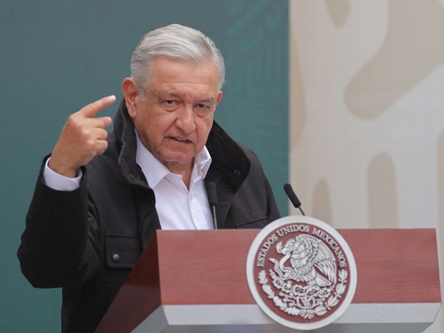 MEXICO CITY, MEXICO - SEPTEMBER 26: President of Mexico Andres Manuel Lopez Obrador speaks during the Ayotzinapa case report at Palacio Nacional on September 26, 2020 in Mexico City, Mexico. On september 26 of 2014, 43 students of Isidro Burgos Rural School of Ayotzinapa disappeared in Iguala city after clashing with police forces. The students were accused of attempting the kidnap of buses to be used for protests. The government of former Mexican president Enrique Peña Nieto led an investigation which revealed that corrupt police officers kidnapped the students and then were handed to members of a drug cartel who killed them after a few hours. Known as the 'Verdad Historica' (Historical Truth) this version has been refuted by the current government to find evidence that proves what actually happened to the students. (Photo by Hector Vivas/Getty Images)