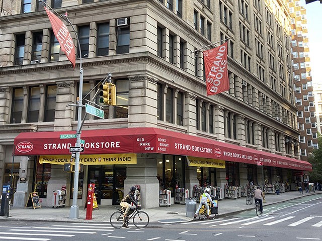 Photo by: STRF/STAR MAX/IPx 2020 10/20/20 The Strand Bookstore says their funds have been depleted and are asking for customer support to help them stay in business. The store has suffered tremendous financial hardship brought on by the Coronavirus Pandemic.