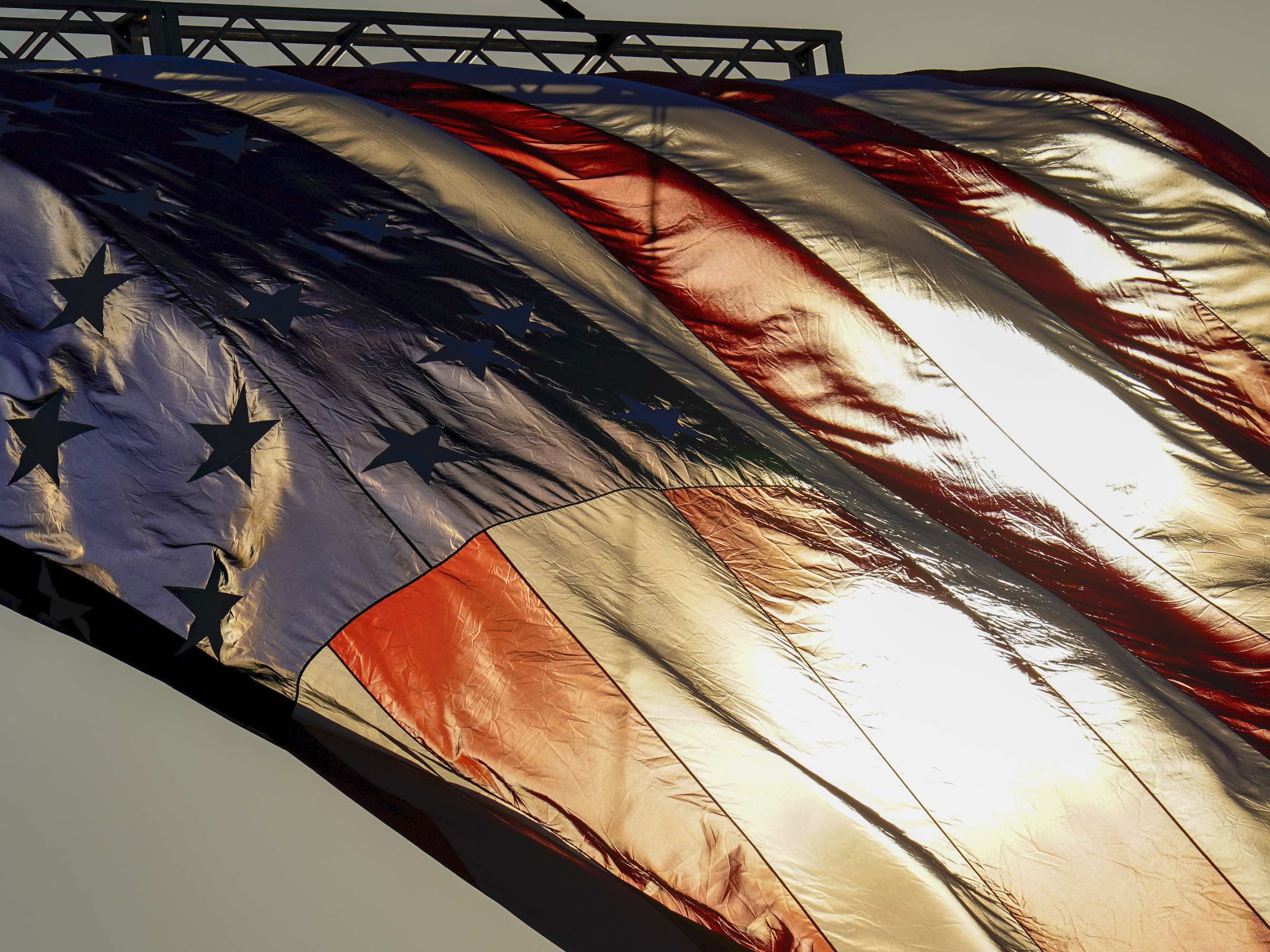 American Flag in Butler (Keith Srakocic / Associated Press)