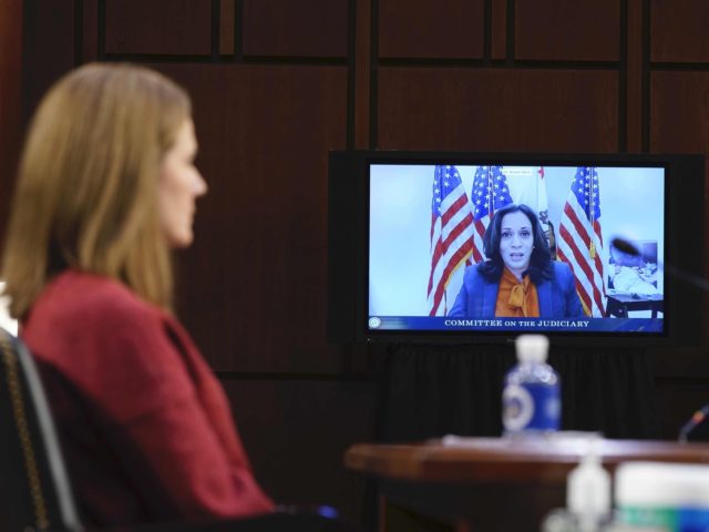 Fact Check: Kamala Harris Repeats False Claims About Amy Coney Barrett and Obamacare