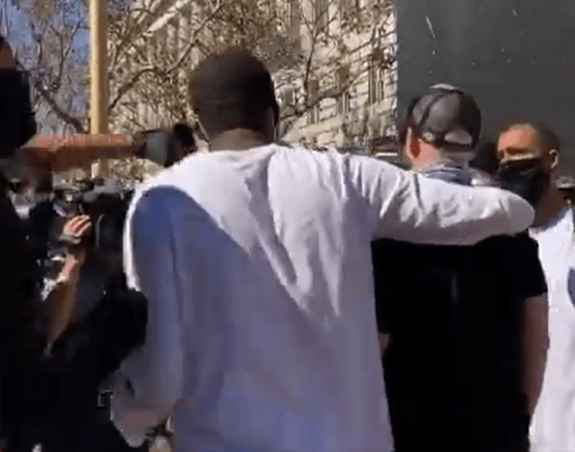 Black man attacked by San Francisco Antifa Mob