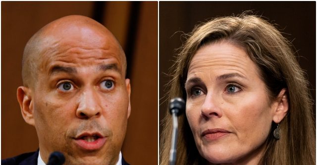 Watch: Cory Booker Fails to Bait Amy Coney Barrett into Disavowing Trump's 'Zero Tolerance' Policy