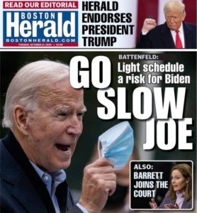 Boston Herald front page