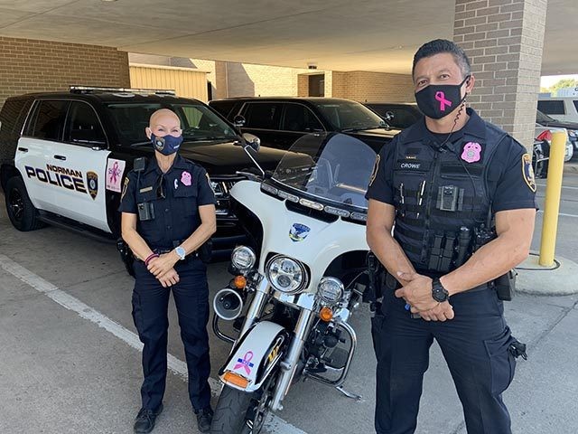 Norman police officer with cancer