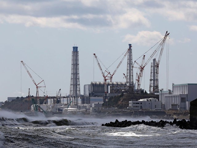 The Tokyo Electric Power Company's (TEPCO) Fukushima Daiichi nuclear power plant is seen f