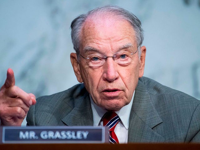Sen. Chuck Grassley (R-IA) speaks during the confirmation hearing for Supreme Court nomine