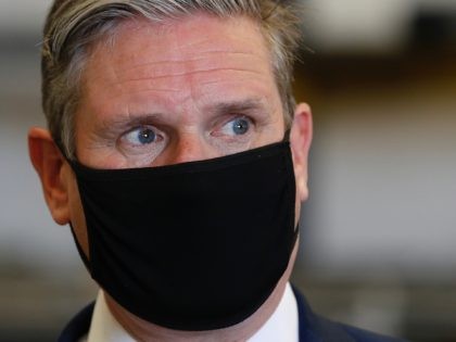 PETERBOROUGH, ENGLAND - JULY 31: Labour leader Keir Starmer tours the Automated Wire Bending factory during the launch of the 'Jobs Jobs Jobs' campaign on July 31, 2020 in Peterborough, England. The Labour Party has warned the government it has 24 hours to change course on its disastrous one-size-fits-all plans …