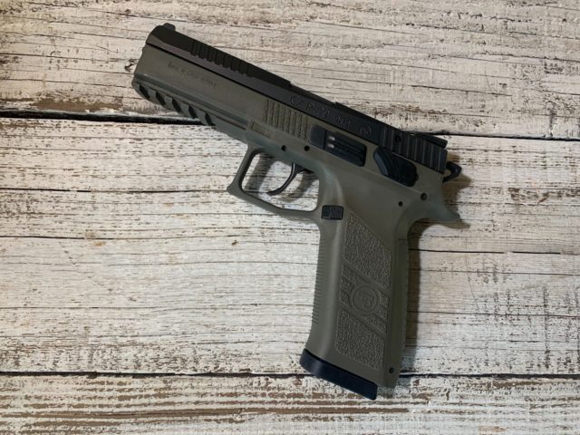 The CZ-USA P-09 is a deadly accurate, uber dependable full-sized 9mm with an ambidextrous