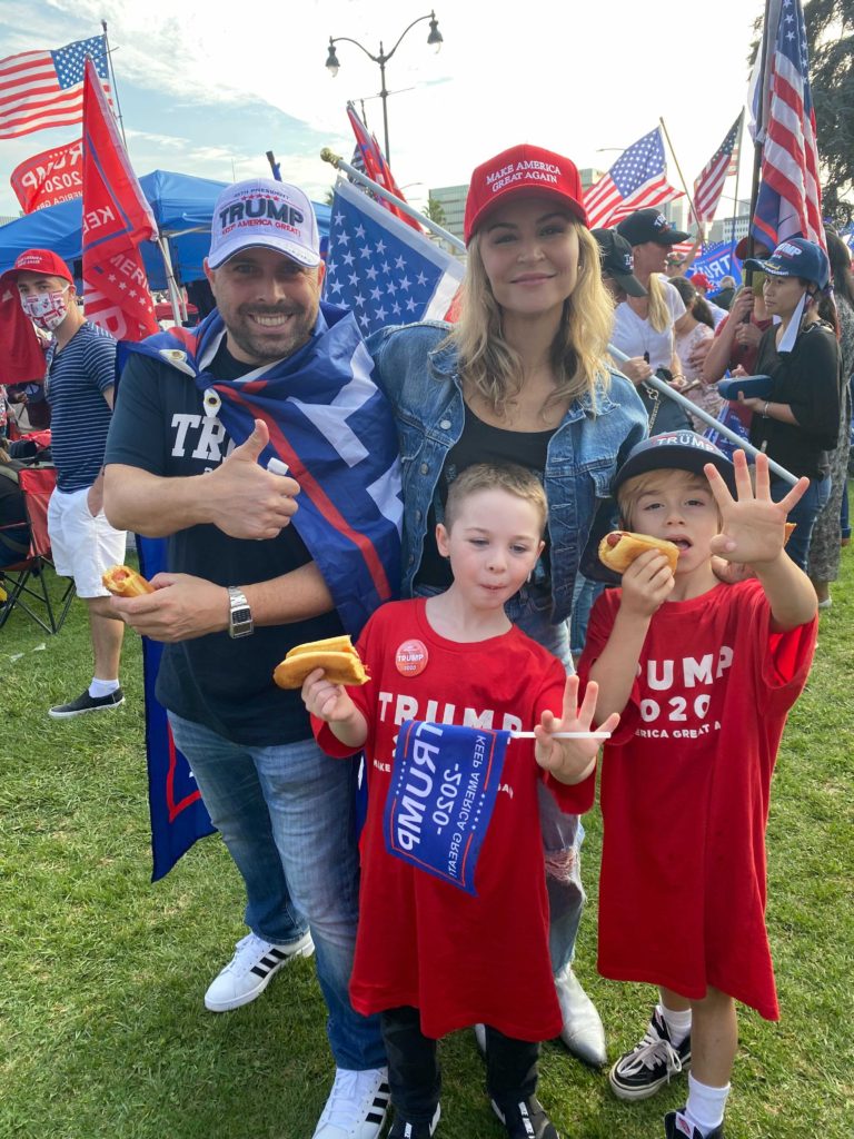 Beverly Hills MAGA Rally 10/24/20 Credit Whitney R.