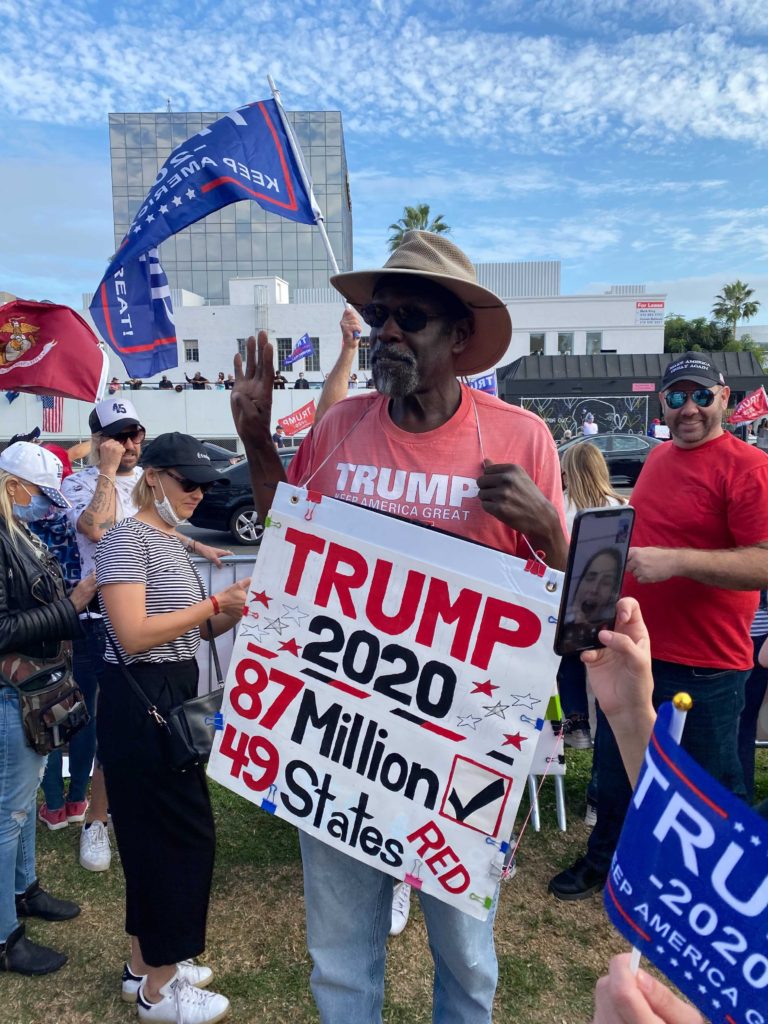 Beverly Hills MAGA Rally 10/24/20 Credit Whitney R.