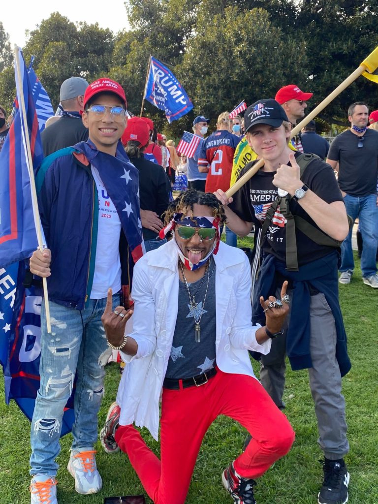 Beverly Hills MAGA Rally 10/24/20 Credit Whitney R.