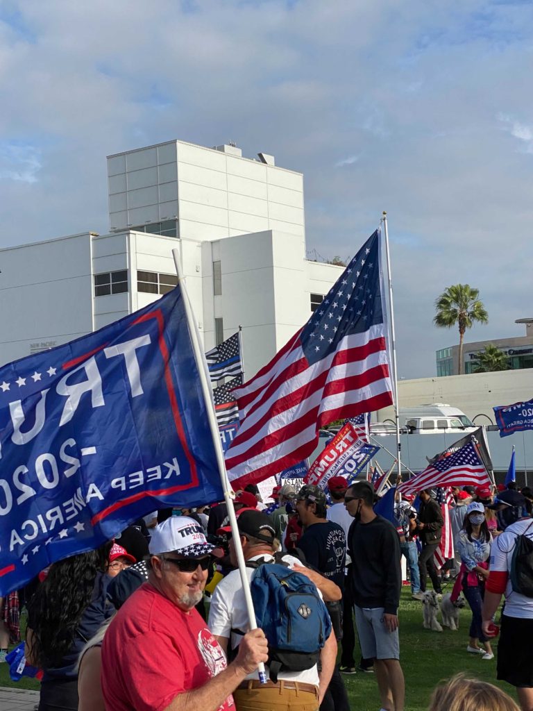 Beverly Hills MAGA Rally 10/24/20 Credit Whitney R.